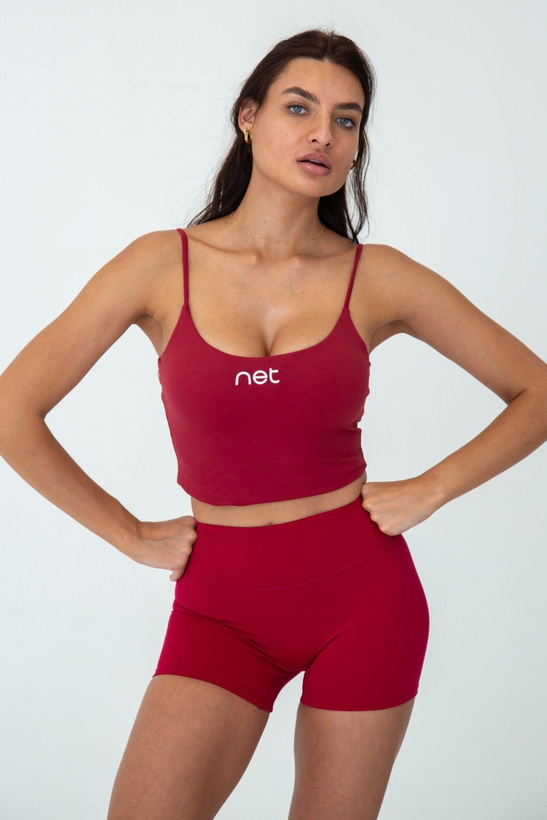 Amore Tank in Cherry Red