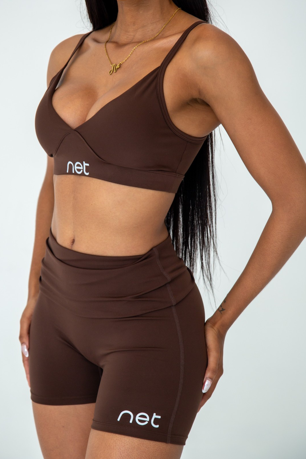 Latte Shorts in Cocoa Brown