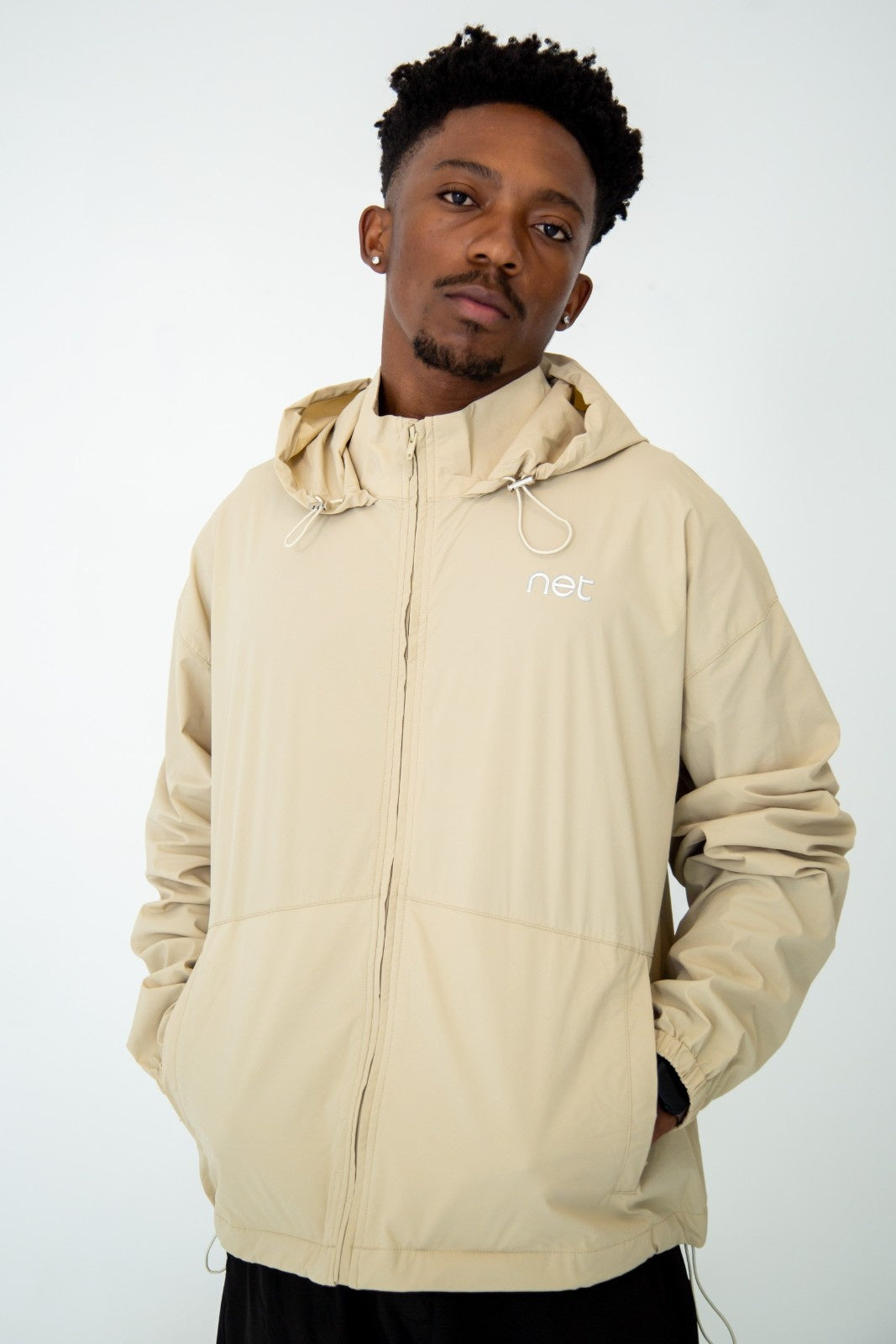 Baseline Full Zip Jacket in Sand Khaki