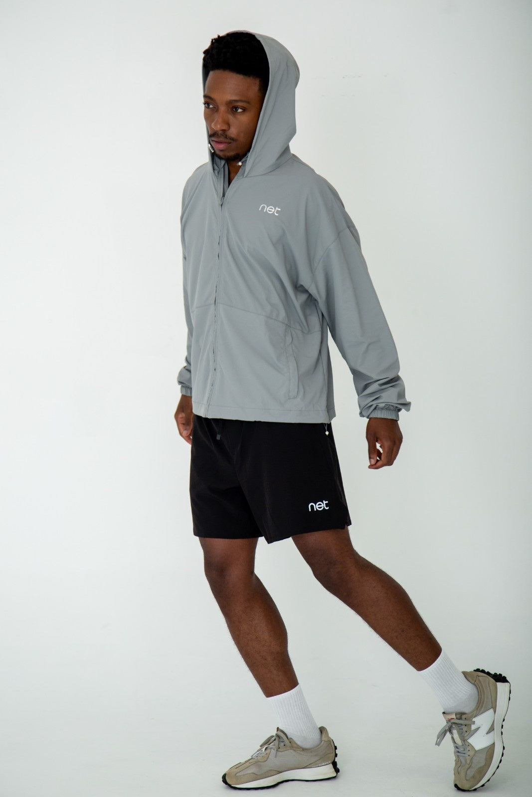 Baseline Full Zip Jacket in Ash Grey