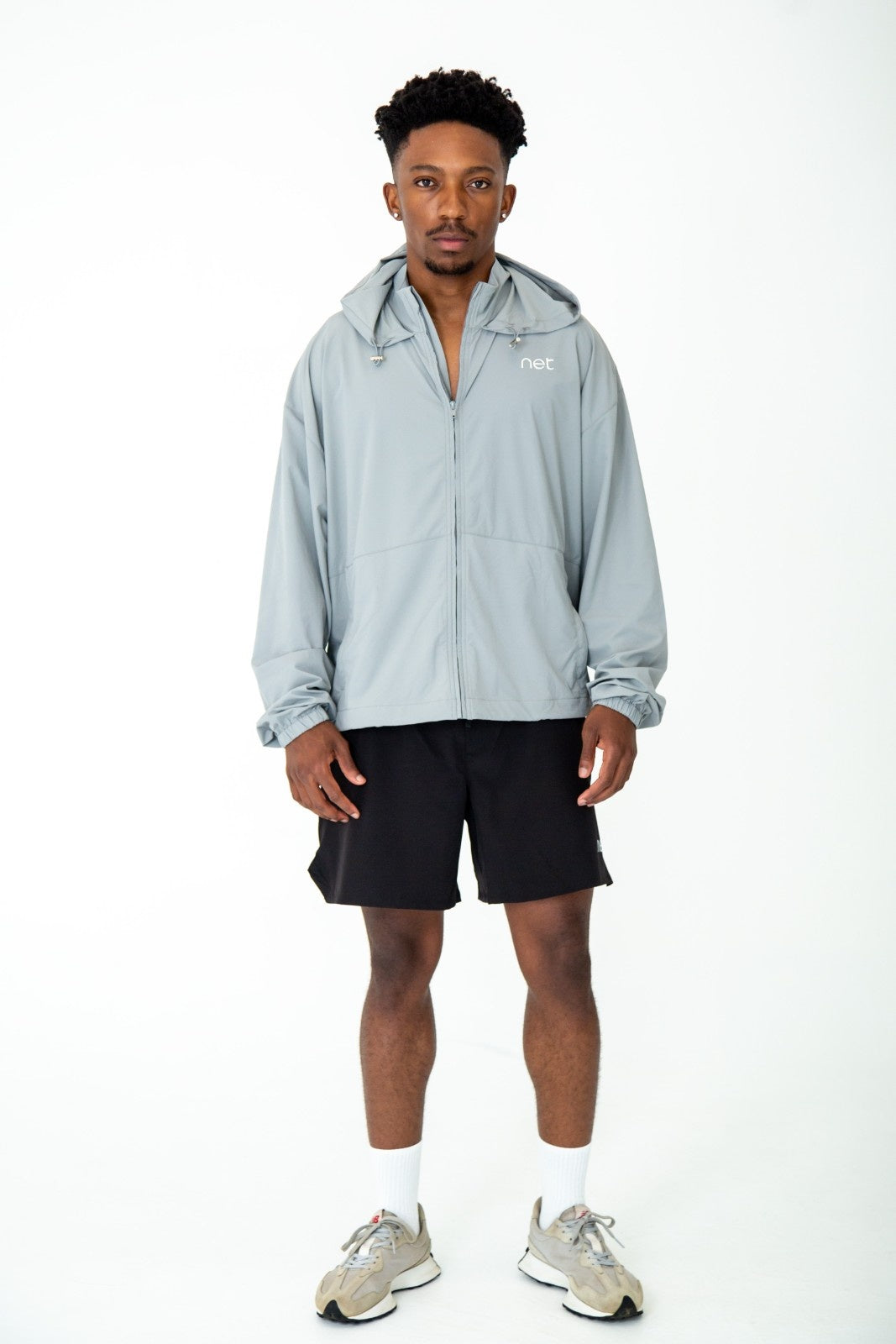 Baseline Full Zip Jacket in Ash Grey