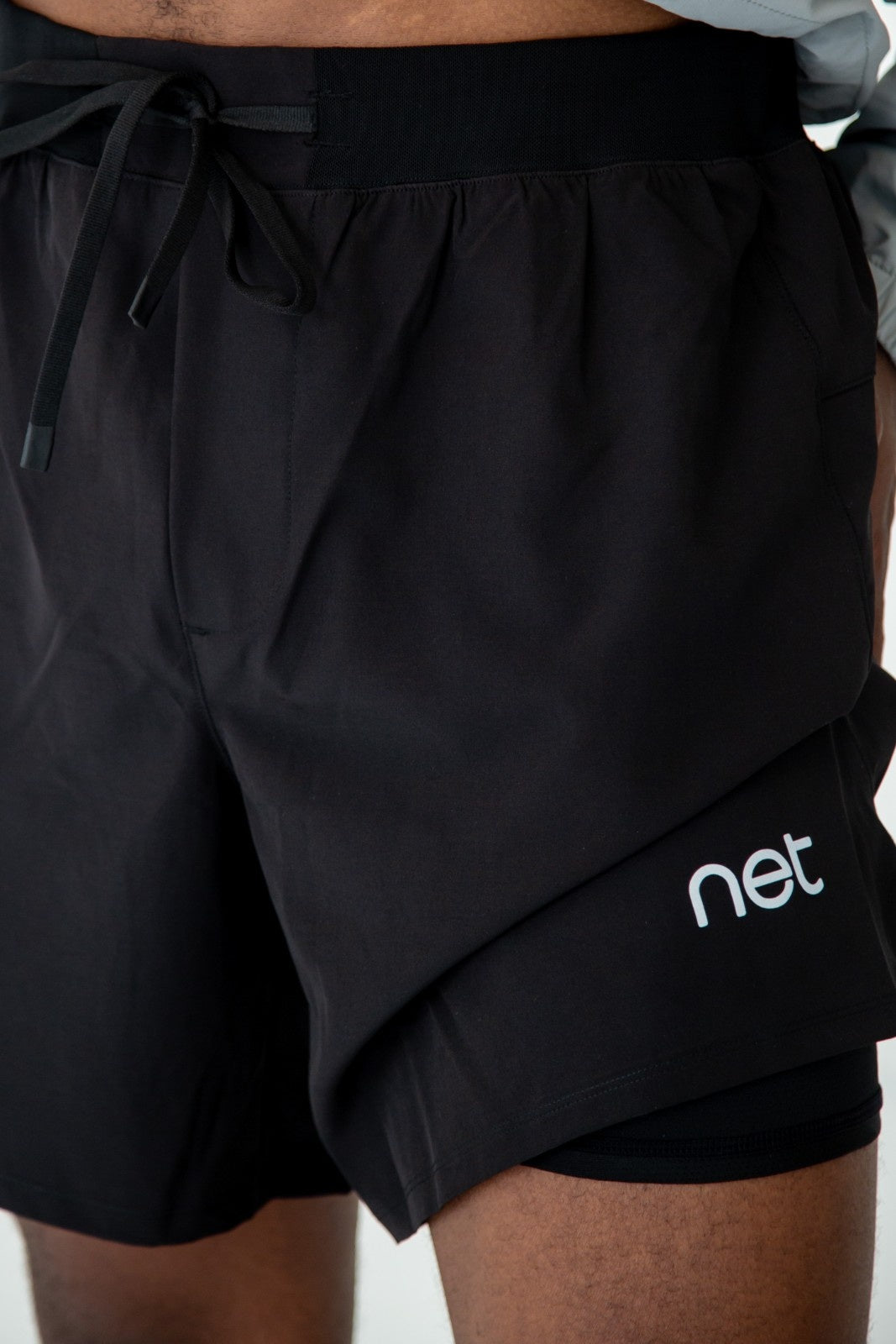 Sculpt Multi Layer Shorts in Black