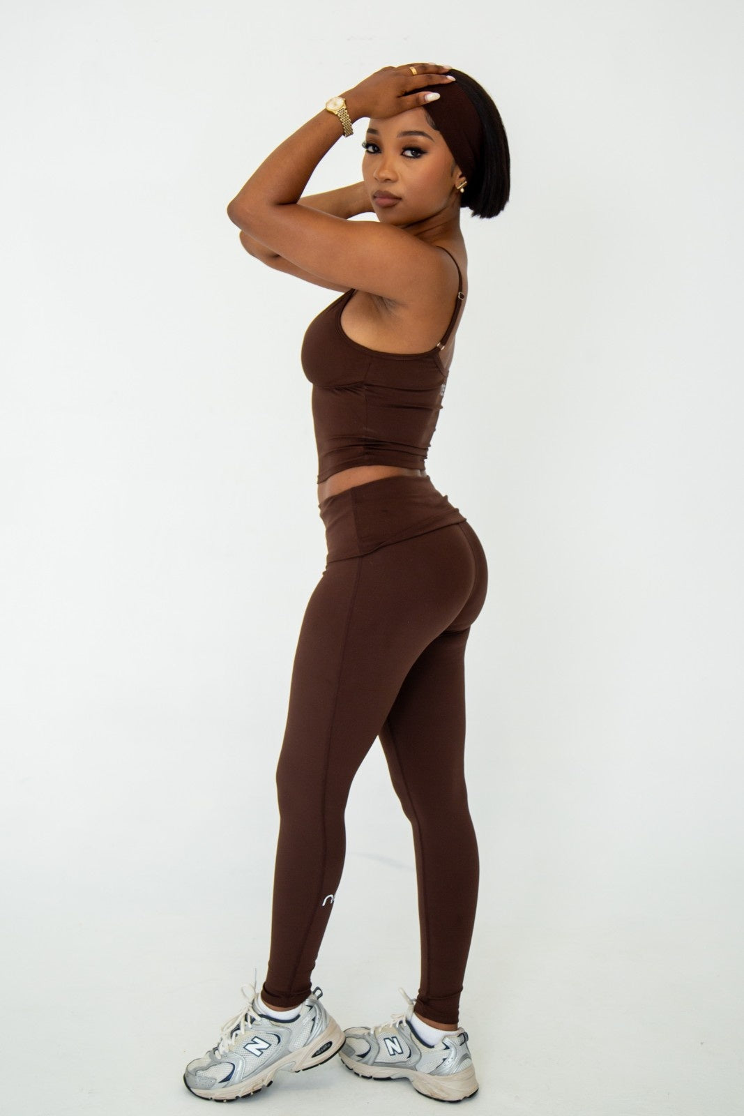 Latte Leggings in Cocoa Brown