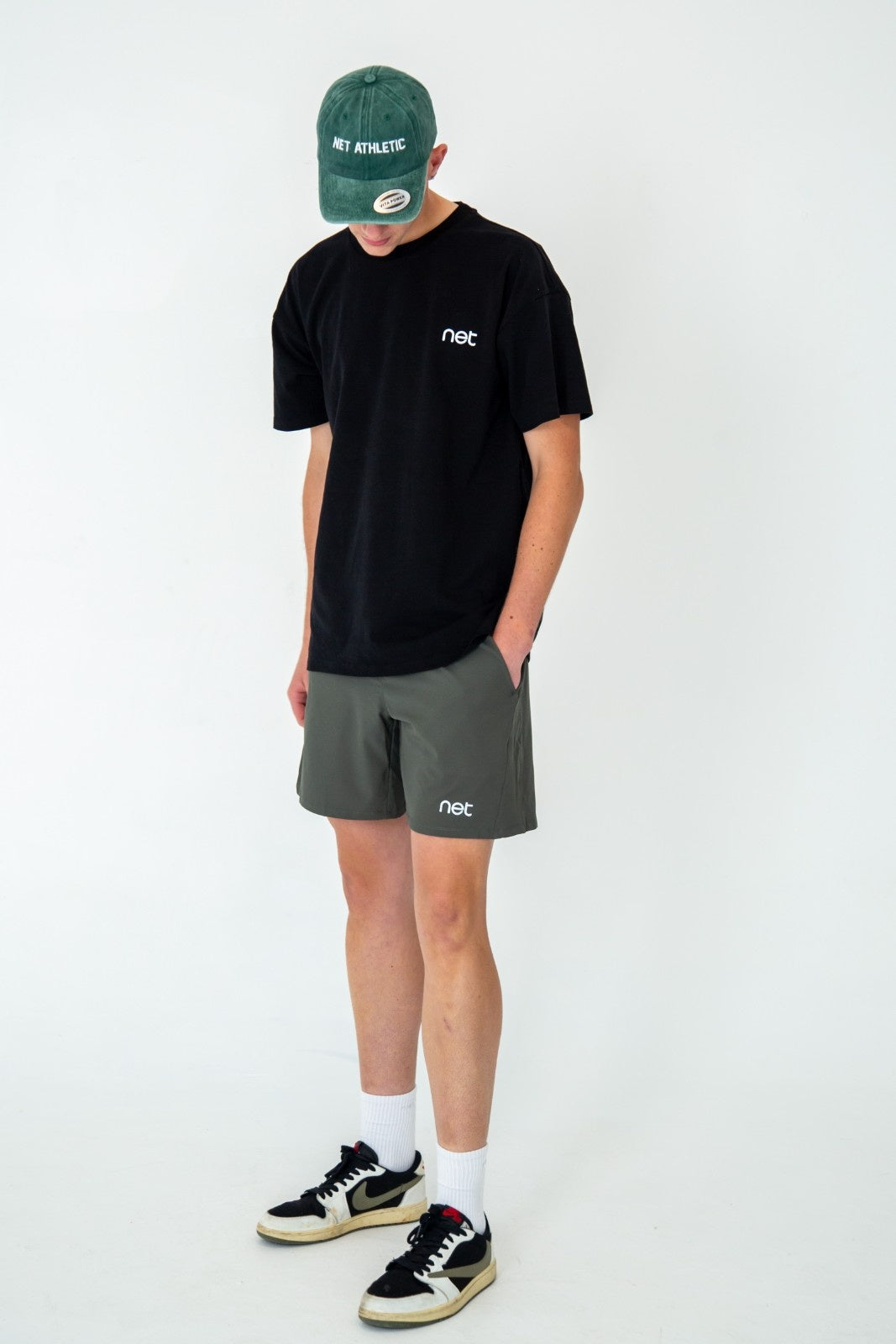 Baseline Shorts in Military Khaki