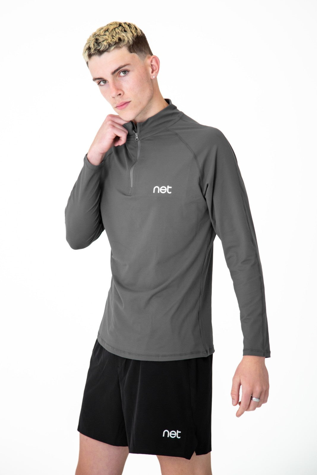 Sculpt Long Sleeve in Coal Grey