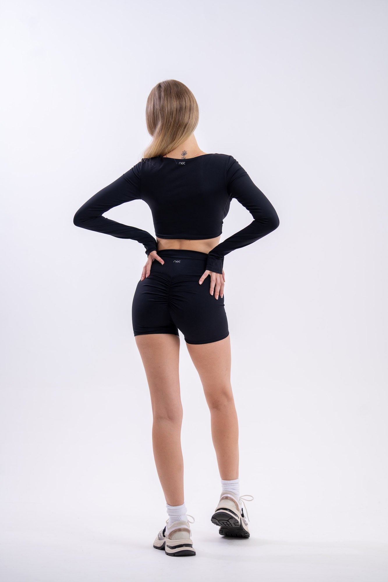 Align Shorts in Jet Black
