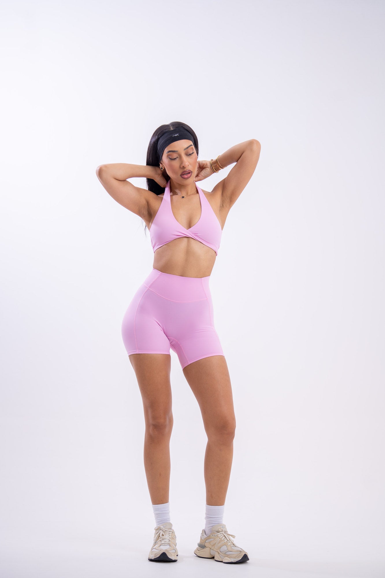 Elevate Shorts in Bubblegum Pink
