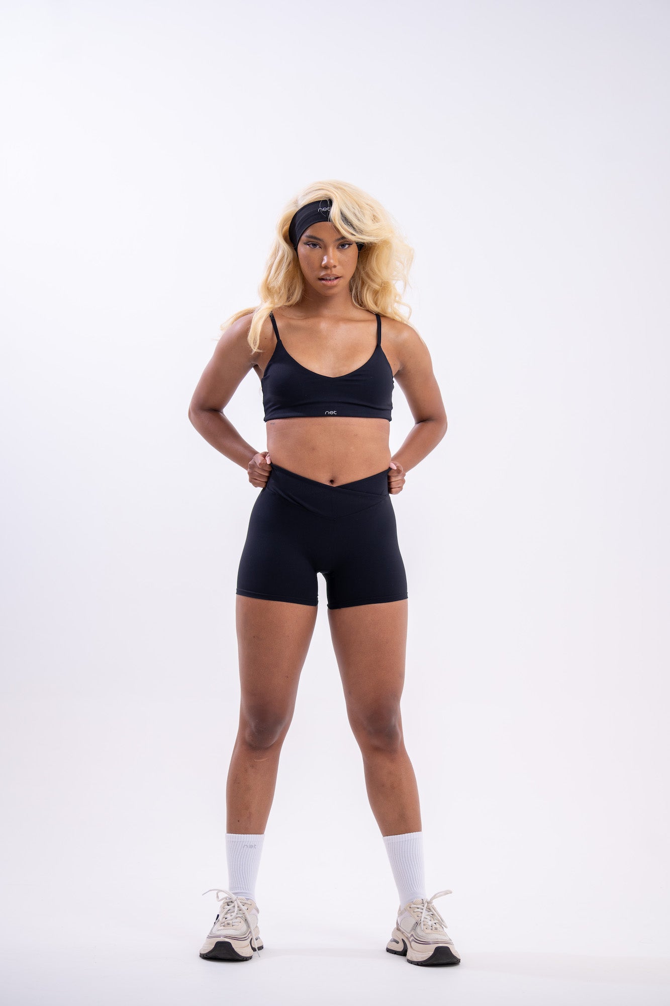 The Serving Shorts in Jet Black