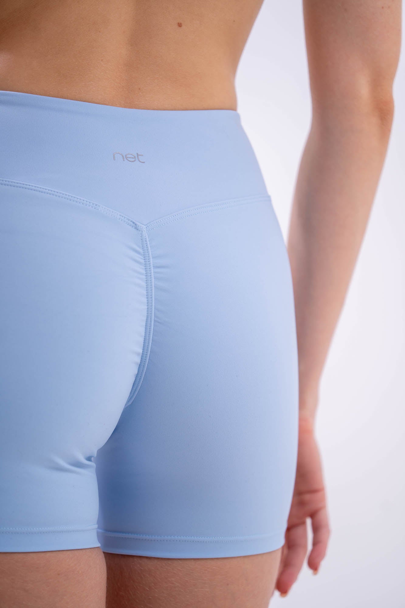The Serving Shorts in Baby Blue