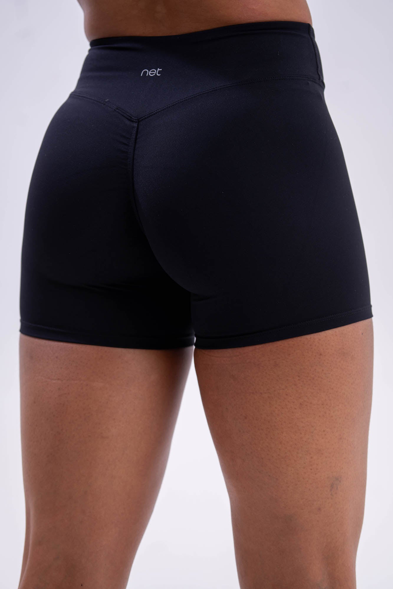 The Serving Shorts in Jet Black