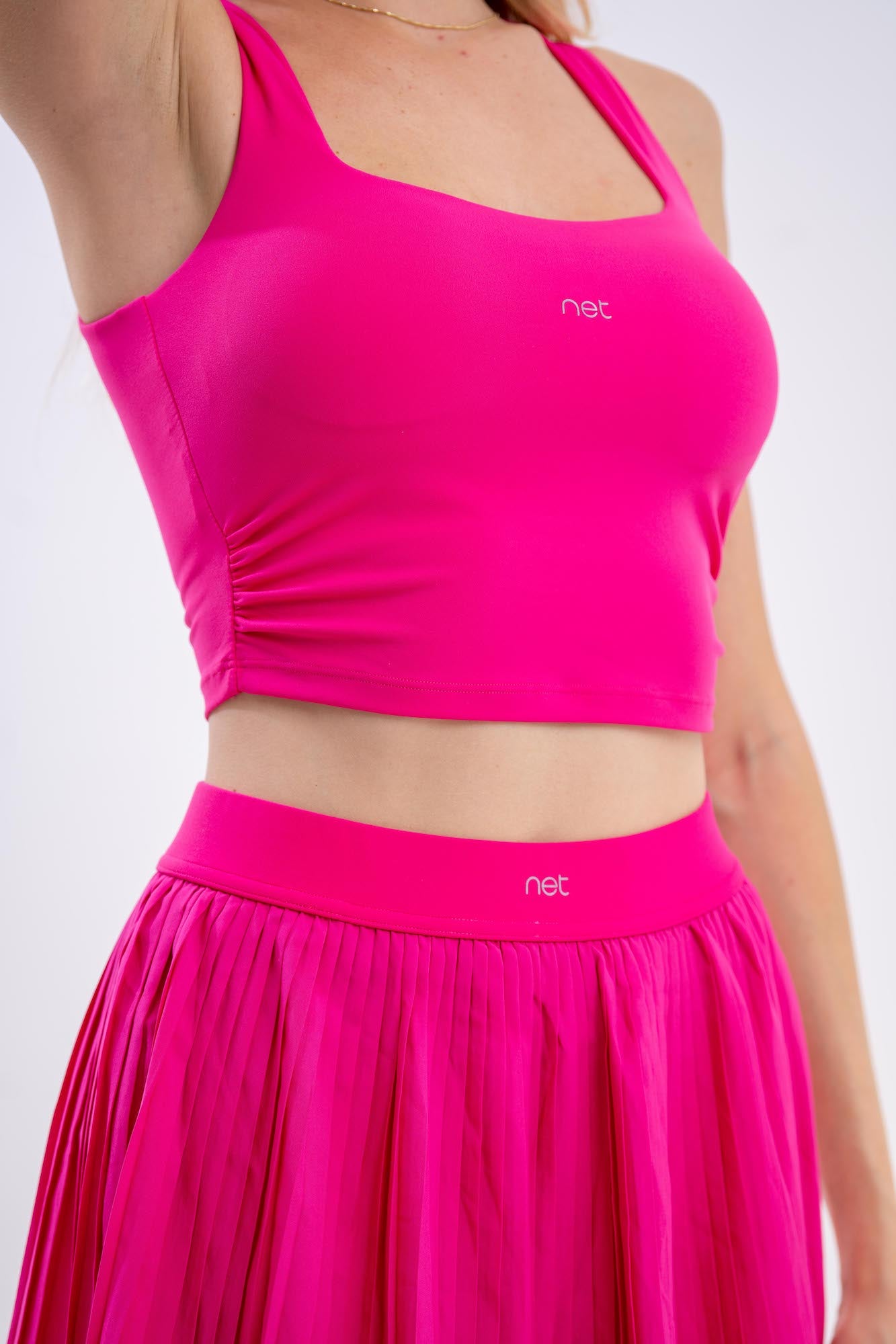 Golden Point Tank in Raspberry Pink