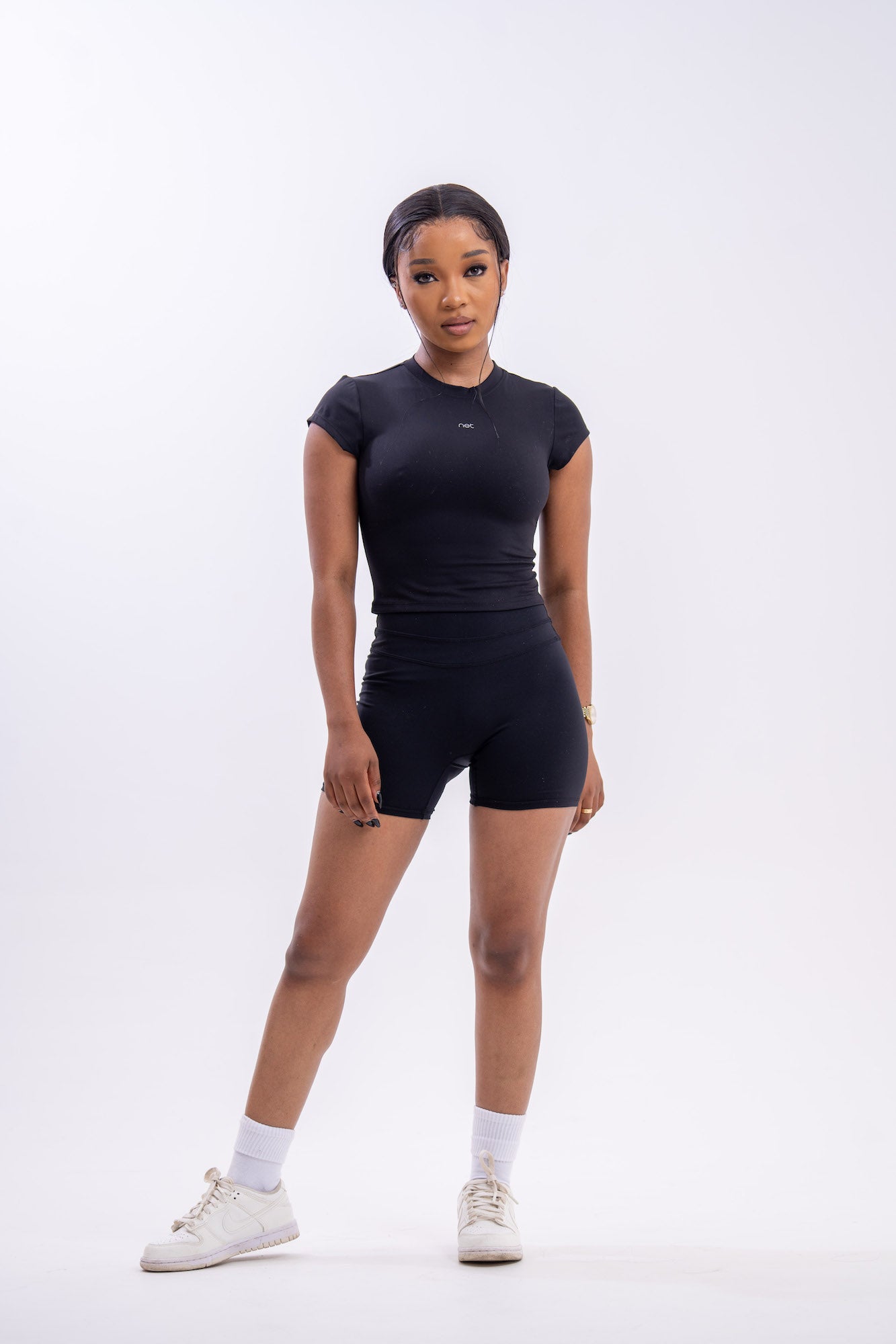 SkinFlow Tee in Jet Black