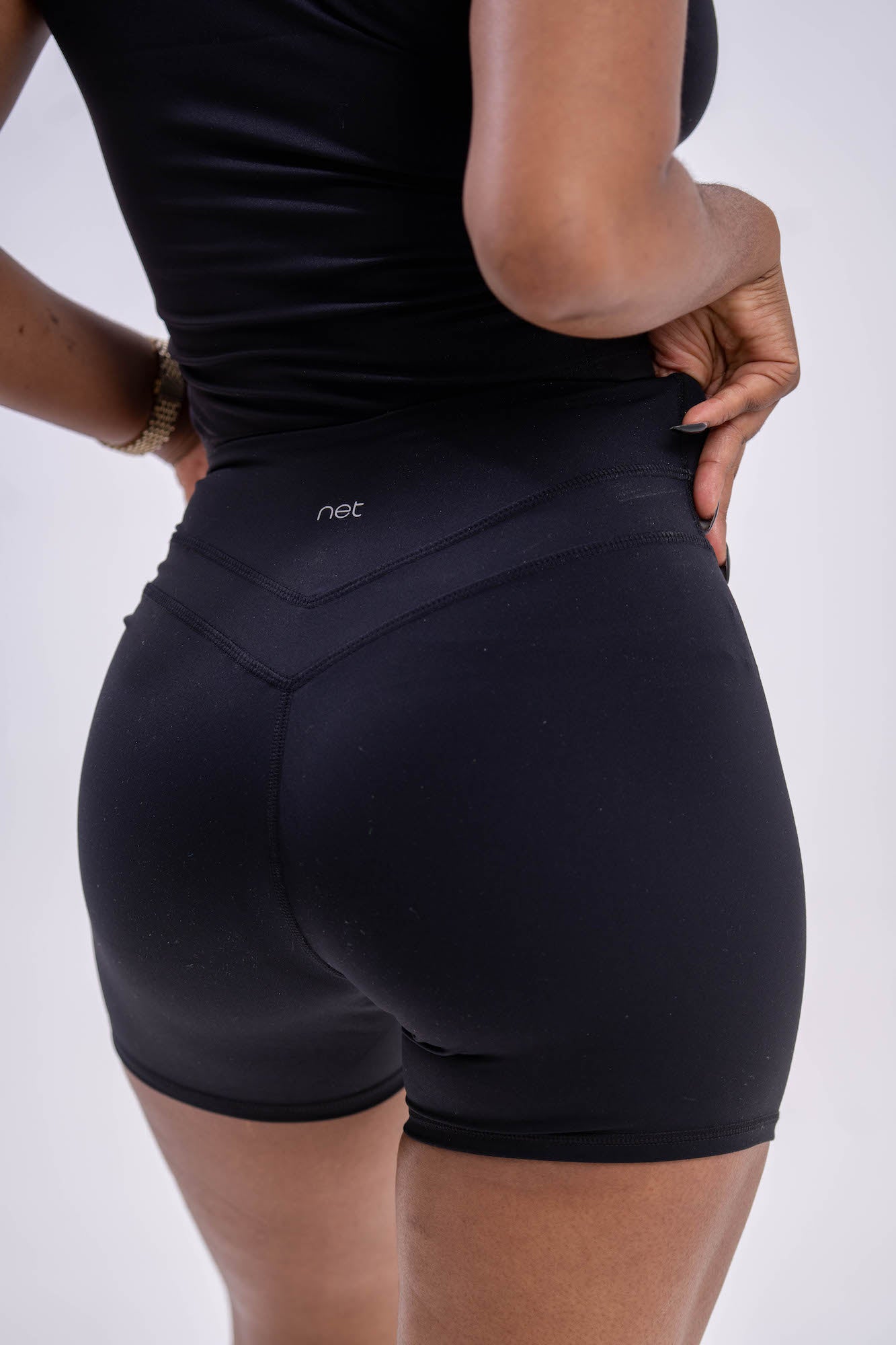 SkinFlow Shorts in Jet Black