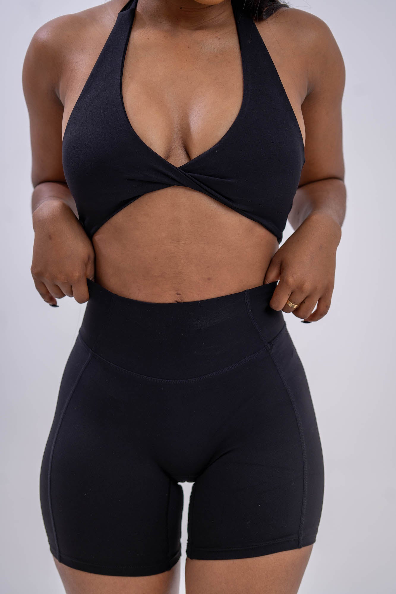 Elevate Shorts in Jet Black