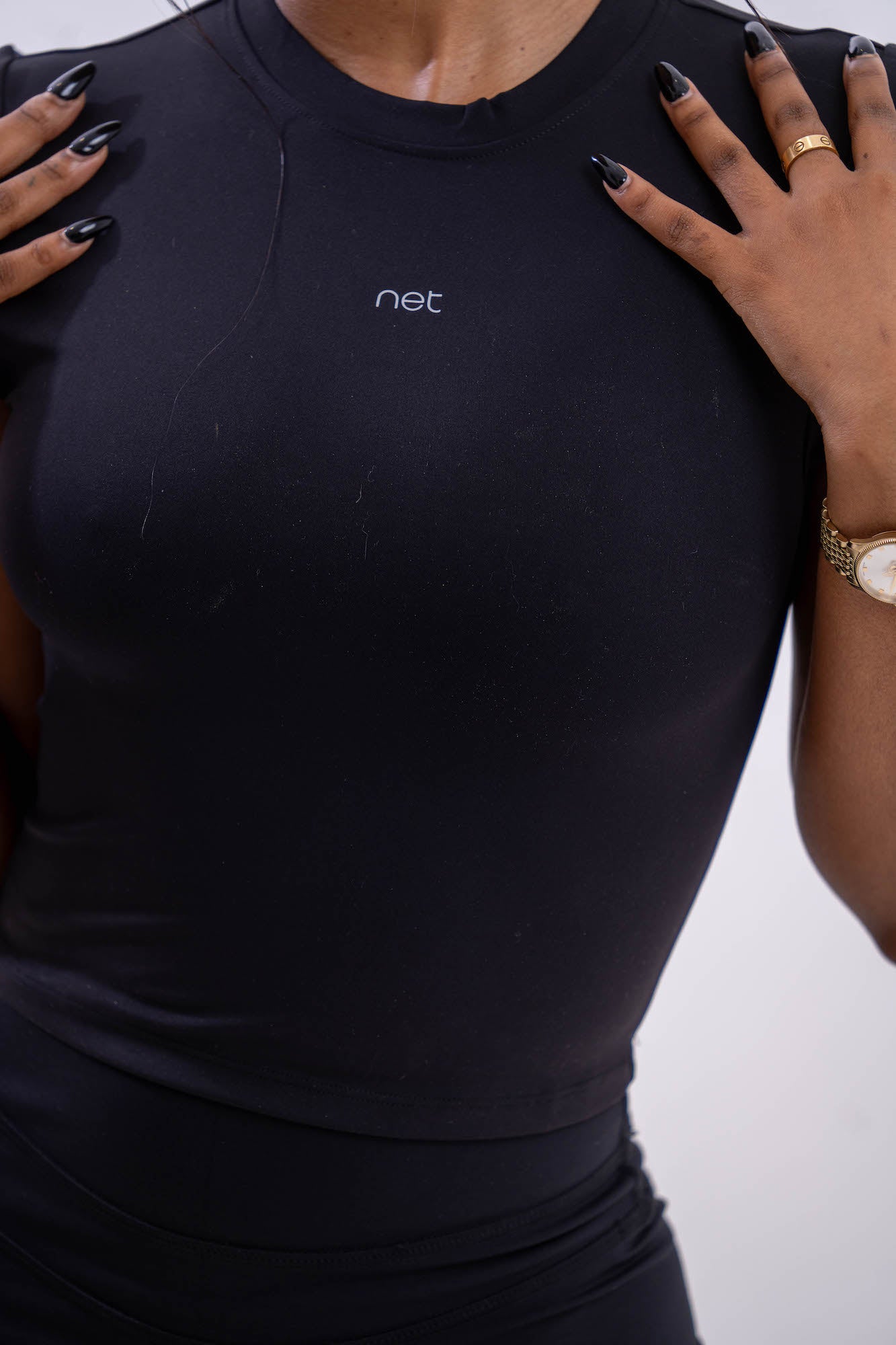 SkinFlow Tee in Jet Black