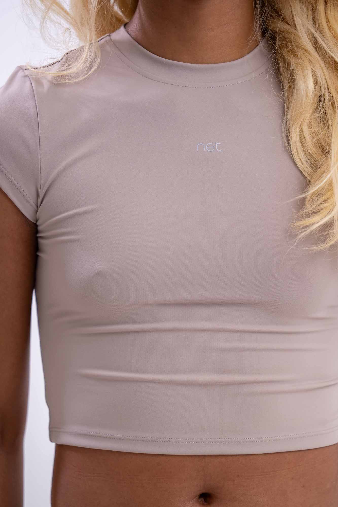 SkinFlow Tee in Oat Cream
