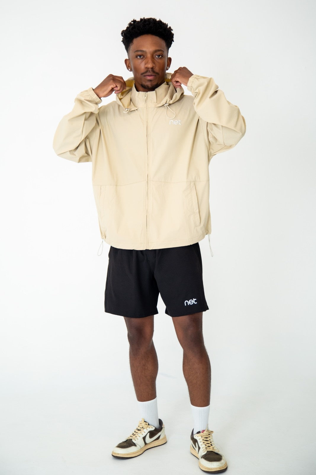 Baseline Full Zip Jacket in Sand Khaki