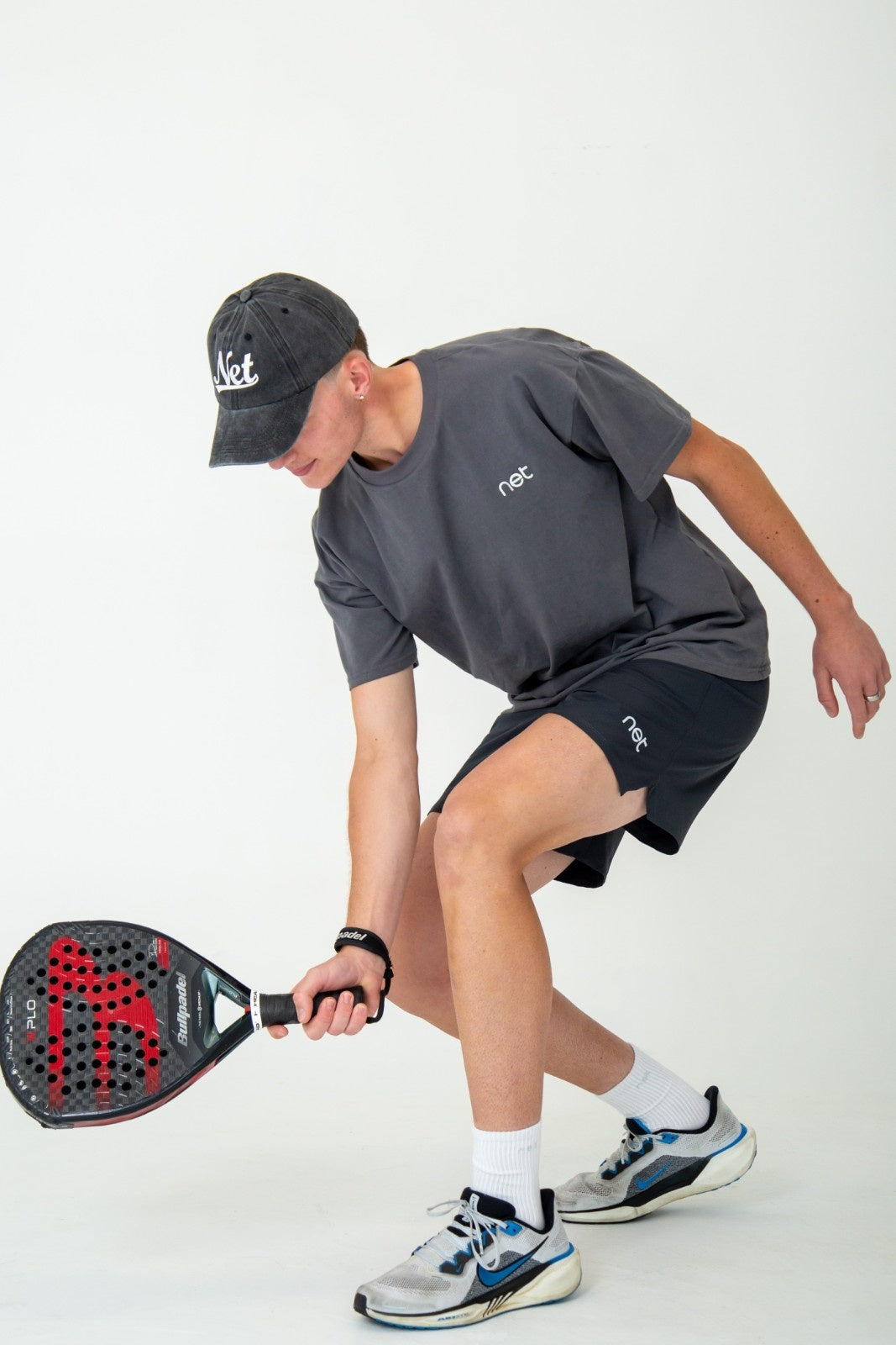 Baseline Layer Shorts in Coal Grey