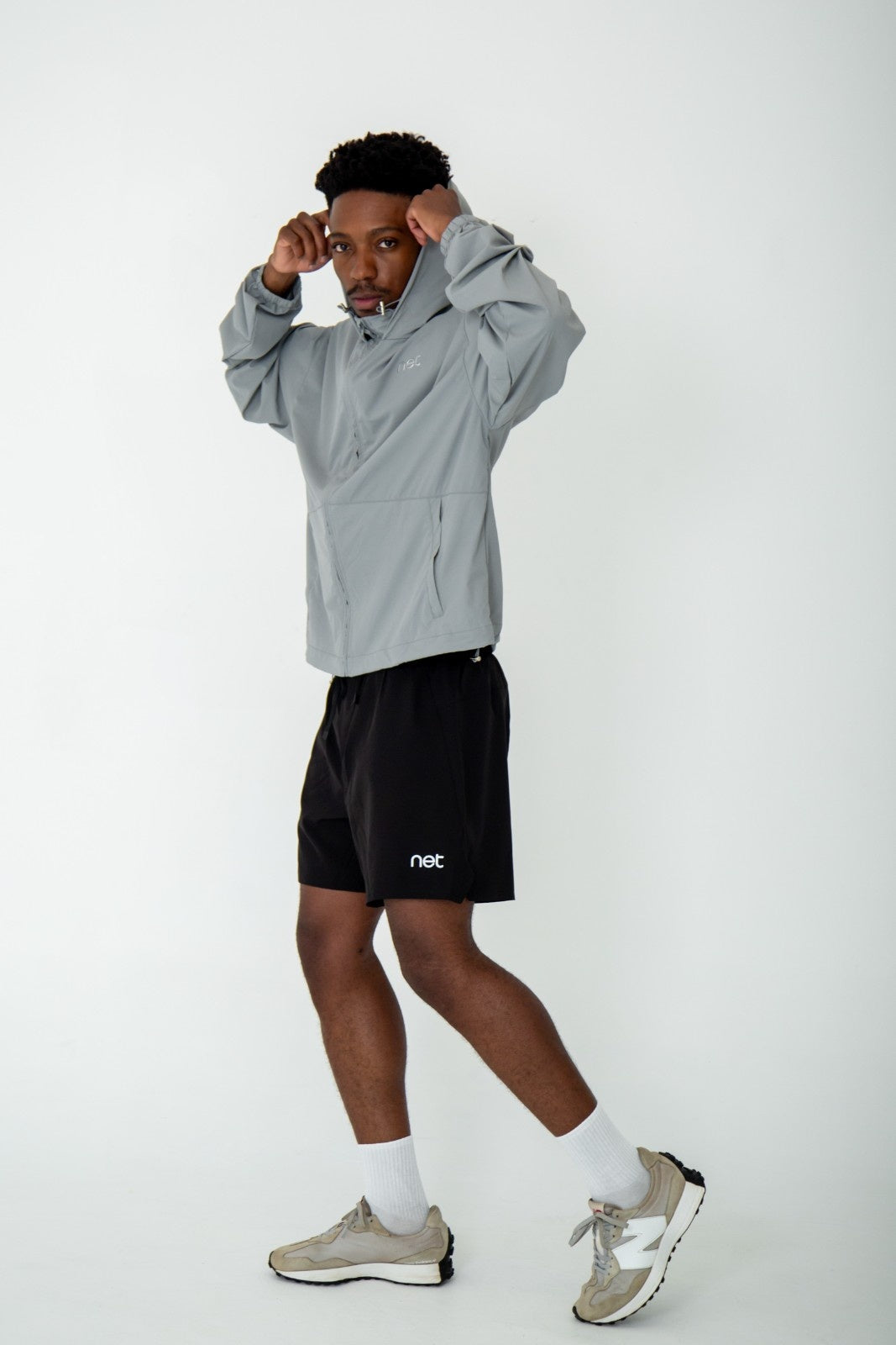 Baseline Full Zip Jacket in Ash Grey