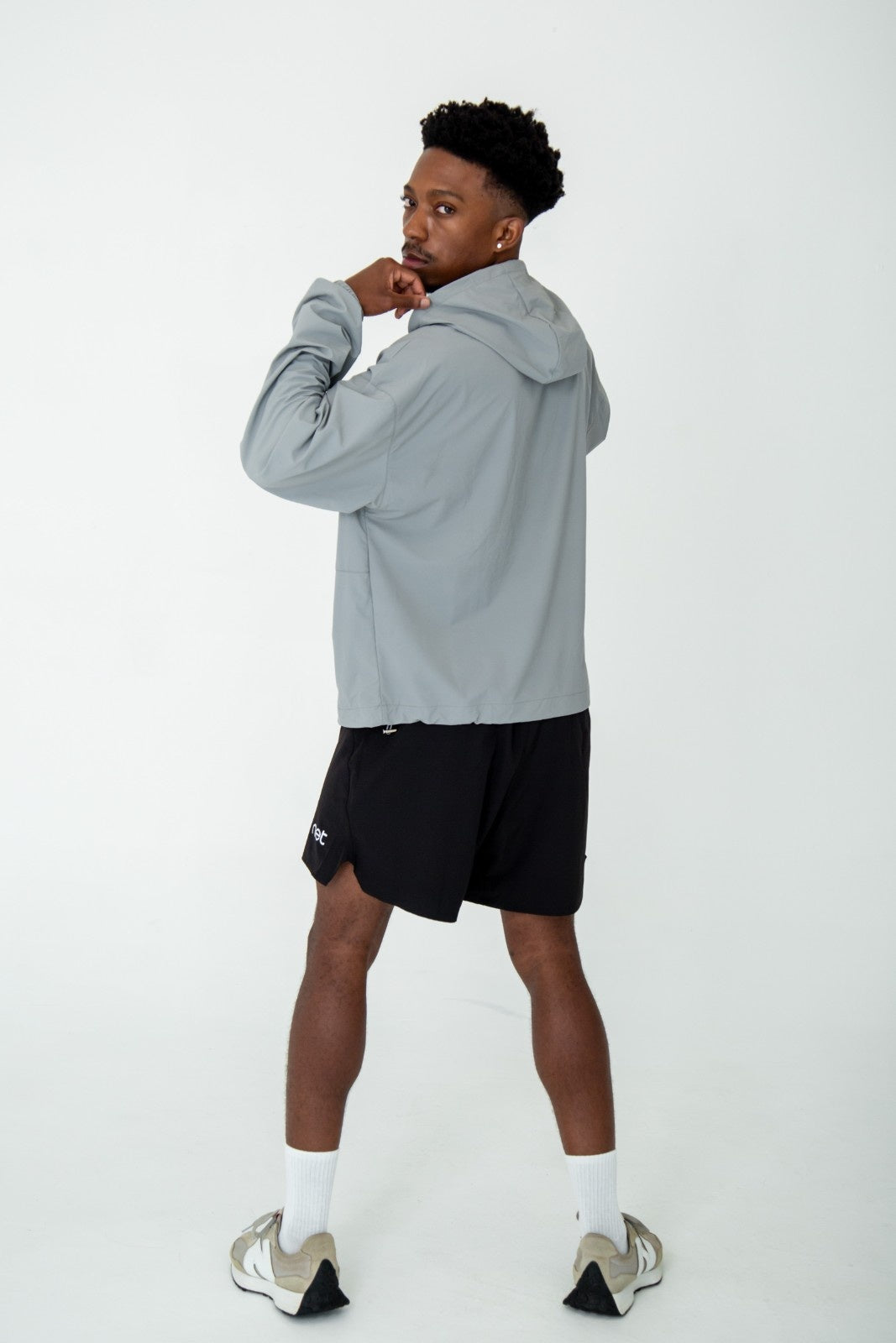 Baseline Full Zip Jacket in Ash Grey