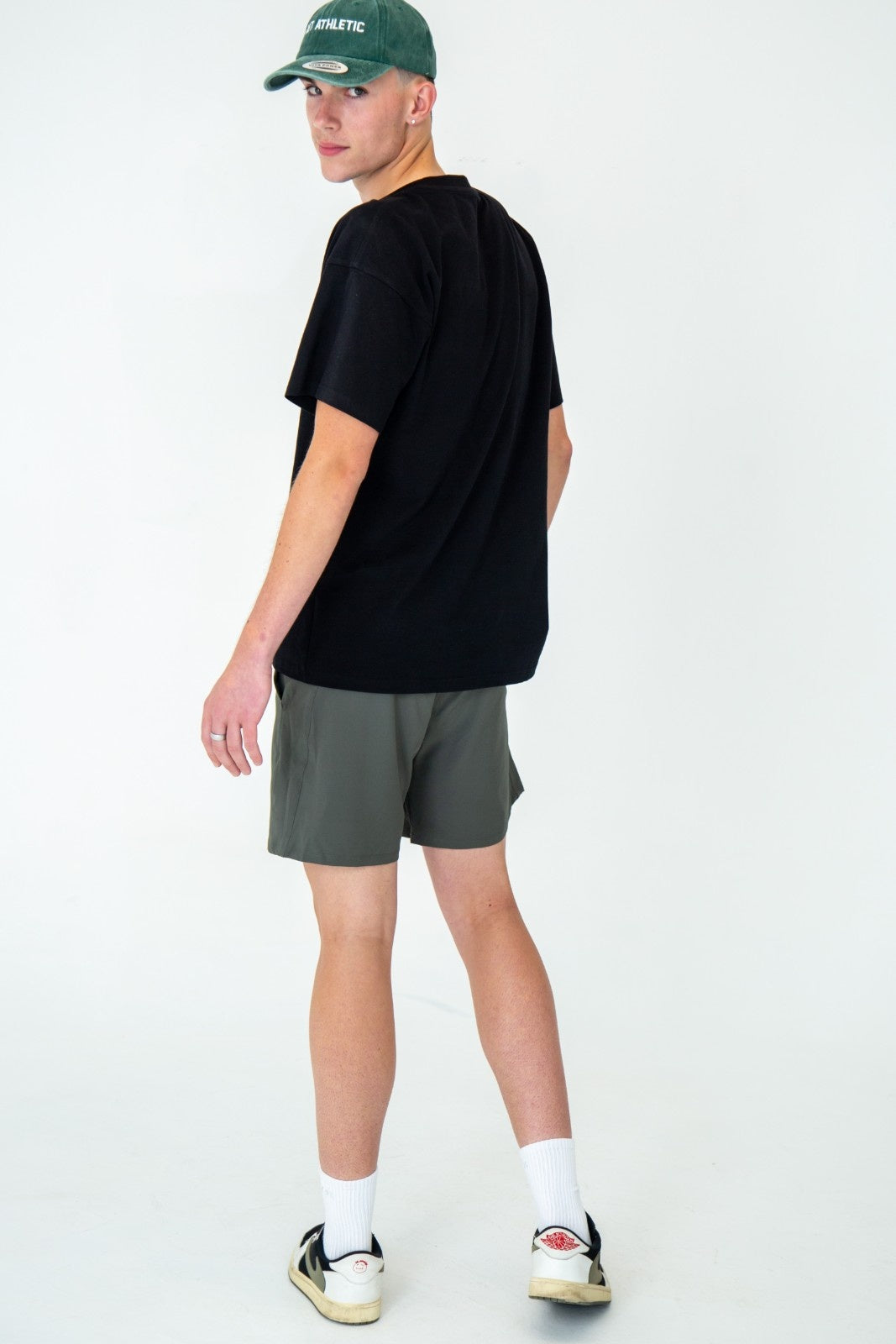 Baseline Shorts in Military Khaki