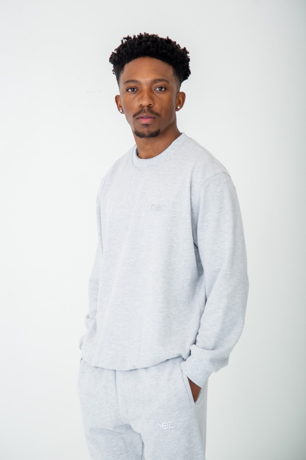 Baseline Pullover in Cool Grey