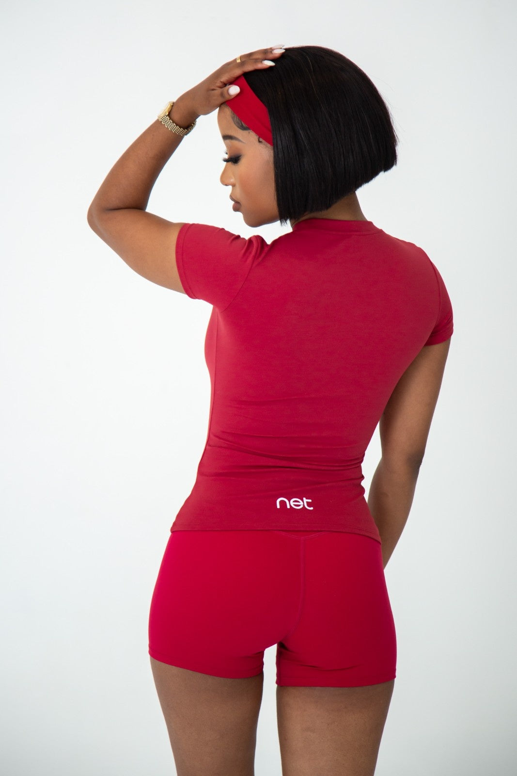 Amore Tee in Cherry Red
