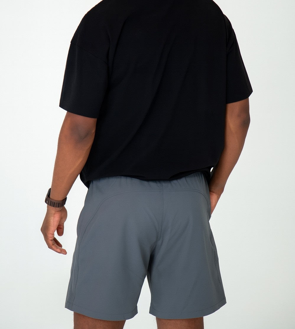 Baseline Shorts in Chalk Grey